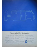 VW Station Wagon Simple Plan Print Magazine Advertisement 1967 - €4,30 EUR