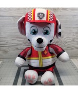 PAW PATROL Marshall Ready Race Rescue Plush Animal Toy Dog Racing Suit H... - £31.59 GBP