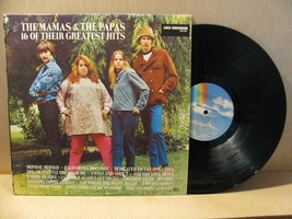The Mamas &amp; The Papas – 16 Of Their Greatest Hits Vinyl MCA-1647 Reissue 1980 - £15.63 GBP