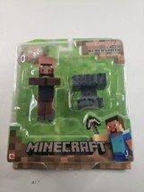 Official Minecraft Villager Blacksmith 3" Action Figure Jazwares 2014 Brand New - $14.54