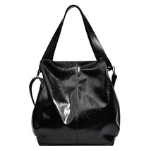 Women&#39;s Leather Hobo Handbag Large Capacity Female Totes Shoulder Bags f... - £44.36 GBP