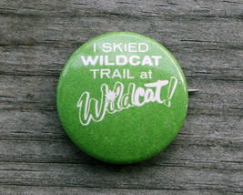 Vintage WILDCAT Trail New Hampshire Ski Pinback Skiing Travel Souvenir - £10.23 GBP