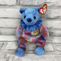 Ty Beanie Baby September Birthday Bear 2001 Hang Tag W/Protector Blue - £6.56 GBP