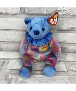 Ty Beanie Baby September Birthday Bear 2001 Hang Tag W/Protector Blue - £6.46 GBP