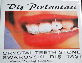 New Style Temporary Tooth Jewels Finest Austrian Crystals Teeth Jewelry ... - $14.88