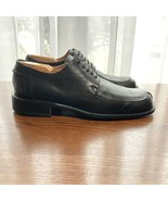 Kenneth Cole New York Oxford Mens 8 Black Italian Leather Split Toe Shoe... - $34.18