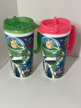 Lot of 2 Walt Disney World Resort Mugs Buzz Lightyear, Lightning McQueen, Nemo - £11.21 GBP