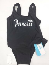 Yaffi Fashion Swimsuit For Summer: Baby Girl Black Princess One Piece Size 5T - £7.97 GBP