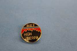 SKI HIGH SIERPA SKI/SKIING/LABEL/HAT/PIN/TACK/RESORT/PINS - BLACK/RED/BL... - £7.85 GBP