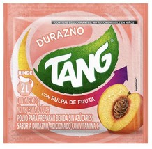 Tang Durazno Peach Flavor Drink Mix No Sugar Needed Makes 2 Liter Pack of 3 - €11,77 EUR