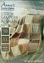 New! Annie&#39;s Crochet Afghan: Stitch Sampler Afghan Blocks 10-11-12 Intermed Dvd - £10.35 GBP