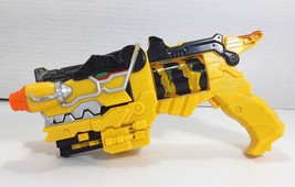 Power Rangers Dino Super Charge Deluxe Morpher Yellow Blaster Lights Sounds Work - £18.66 GBP