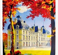 Chateaux De La Loire Postcard Cheverny Unused Unposted Vtg Poster Reprin... - $10.00