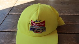 Vintage Budweiser Air and Water Show Yellow Hat - $19.79