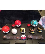 Pokemon Clip N Go Poke Ball Belt 2018 TOMY Talking Game Surprise Attack ... - $67.56 CAD