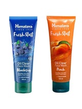 Himalaya Fresh Start Oil Clear Face Wash, Blueberry and Peach, 100ml (Co... - $24.74