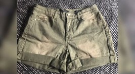 Nine West Jean Olive Green Shorts Women&#39;s Size 10 - £9.61 GBP