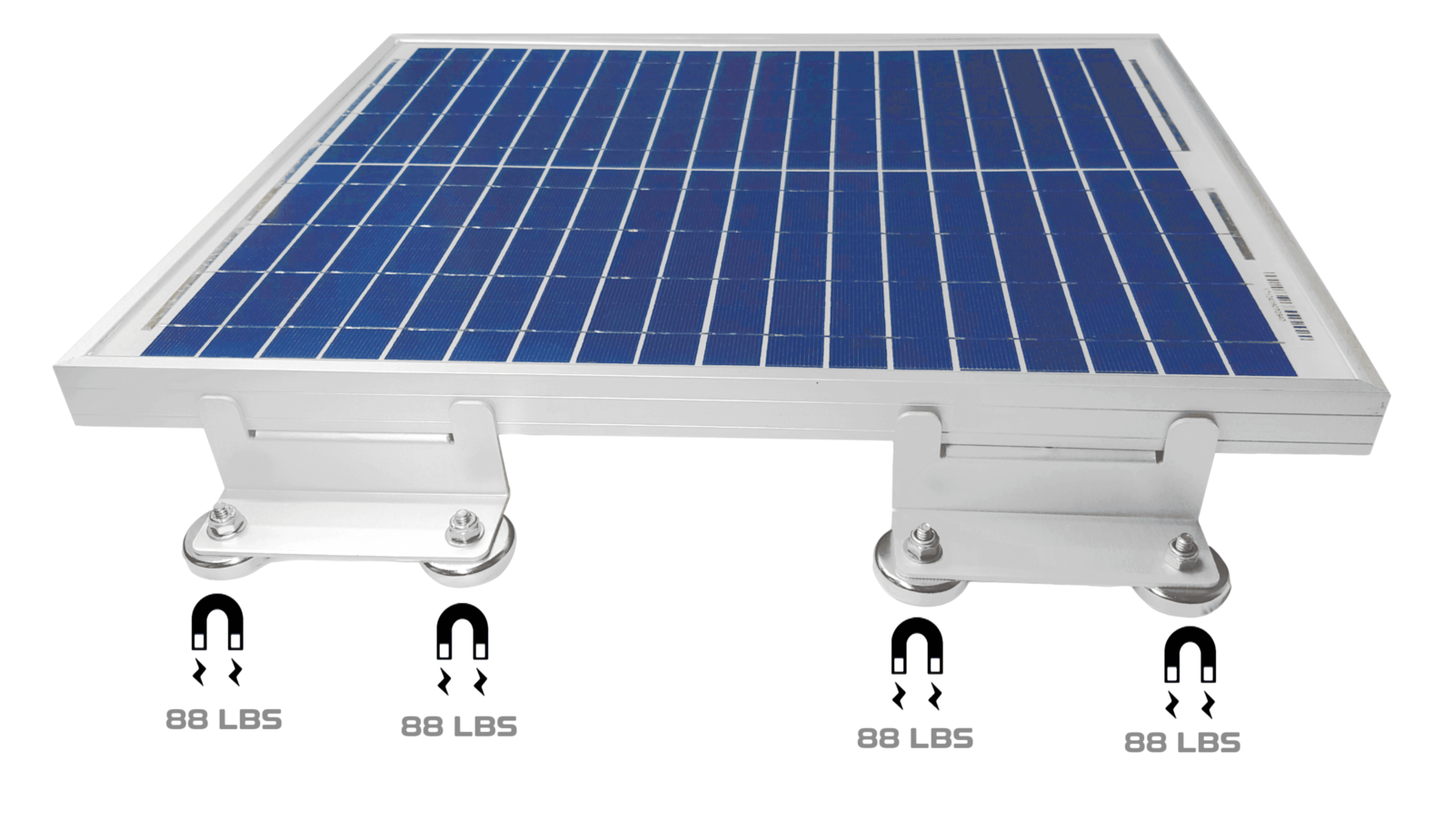 Magnetic Solar Panel Mount Bracket, 700 lbs, for sheds, roofs, boats, ca... - $23.00+