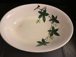 Ivy Serving Platter by Kaneda Japan Stoneware  10-1/2&quot; x8&quot; - £18.02 GBP