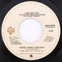 Leo Sayer – More Than I Can Say / Millionaire -1980 45 rpm Allied Press ... - £5.70 GBP