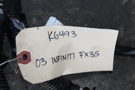 2003-2008 INFINITI FX35 INTERIOR DASHBOARD WIRING HARNESS K6493 image 12