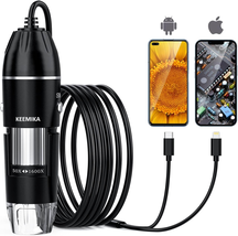 KEEMIKA USB Digital Microscope, 50X-1600X Magnification Handheld, Portab... - £28.87 GBP