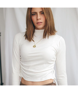Supermiss Turtleneck Long Sleeve Bodycon Cropped Tops Autumn 2020 Women ... - $24.50