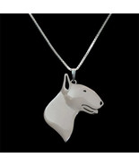 New Women’s  Bull Terrier Silver Plated Fashion Necklace - €8,46 EUR