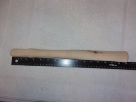 NEW BROWN 16 INCH WOOD TOOL HANDLE WITH 1 INCH HEAD NO SLOT - $16.19