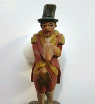 Charles Dickens ANRI Job Trotter Vintage Hand Carved Wood Figurine 1920s Italy - £44.58 GBP