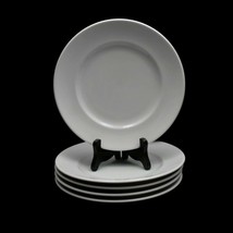 Williams Sonoma Brasserie White Porcelain Luncheon Salad Plates Set Of 5... - $64.99