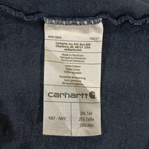Carhartt K87-NVY Men's 2XL Tall Short Sleeve Pocket Workwear Blue Cotton T-Shirt image 5