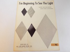 Vintage Sheet Music Score I&#39;m Beginning To See The Light Duke Ellington - £7.11 GBP