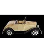 Vintage Sign Of Quality Japan White Tin Convertible Car - $746.05 MXN