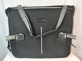 EDDIE BAUER Skyway Luggage Travel Hanging Garment Bag Overnight Black - NICE !! - £27.30 GBP