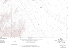 Bonnie Claire, Nevada 1968 Vintage USGS Topo Map 7.5 Quadrangle Topographic - £19.17 GBP