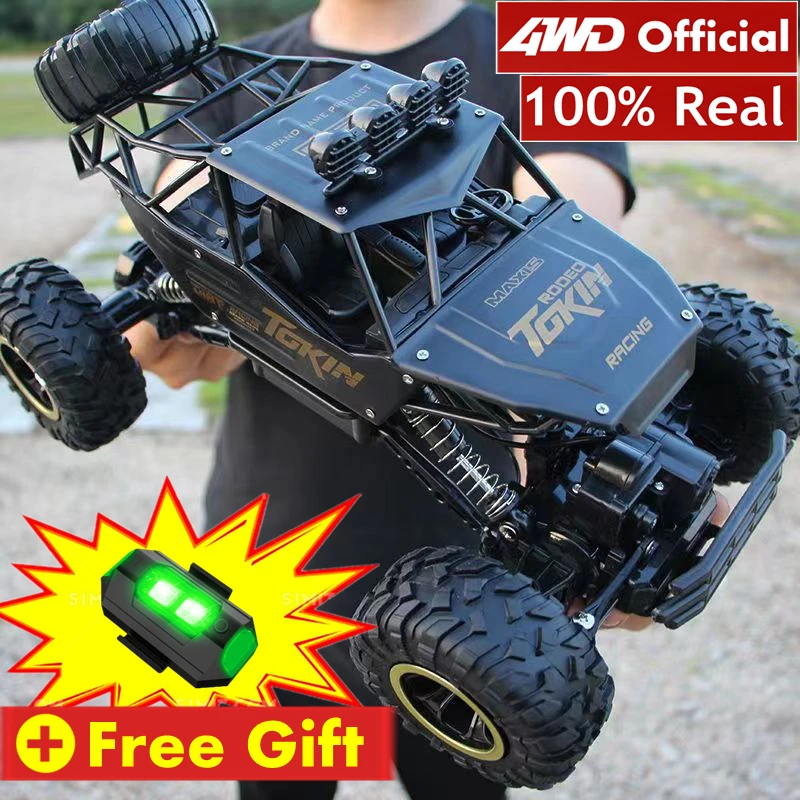4WD RC Car Off Road 4x4 Remote Control Cars Radio Buggy Truck Racing Drift with - £24.14 GBP+