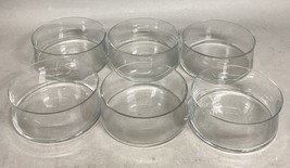 Set Of 6 Glass Bowls For Floating Candles/Flowers Or For Candy/Nuts - $19.79