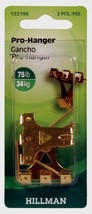 Anchorwire 75 Lb. Pro Hanger Picture Mirror Wall Hook Brass 2 Pk 122196 - $14.99