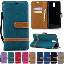 For Nokia 1.3 5.3 7.2 3.2 3.4 Magnetic Flip Leather Canvas Wallet Case Cover - £37.86 GBP