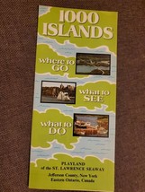 Vtg 60&#39;s/70&#39;s Brochure 1000 Islands, St. Lawrence Seaway, New York, Ontario - £3.16 GBP