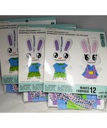 Set of 3 Creatology Easter Foam Ornament Kits Makes total of 36 Bunnies - £12.74 GBP