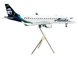 Embraer ERJ-175 Commercial Aircraft &quot;Alaska Airlines&quot; White with Blue Tail &quot;Gem - £91.59 GBP