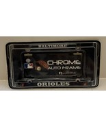 Baltimore Orioles License Plate Frame Chrome - £12.33 GBP