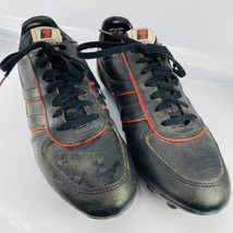 VTG Winners Choice Black Red Cleats Shoes Size 11 Made In Taiwan Early 1... - $19.55
