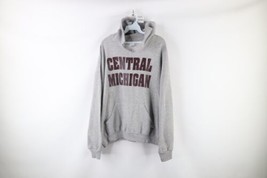 Vtg Russell Athletic Mens XL Thrashed Central Michigan University Hoodie Gray - $59.35