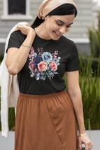 Floral Women&#39;s T-Shirt, basic colors, comfort style, special design, cla... - $25.15+