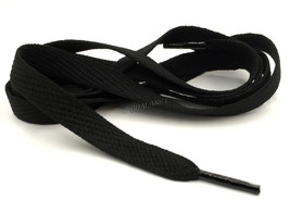 ONE PAIR - 1/2&quot; WIDE FLAT Shoelaces Thick Shoe Strings Athletic Skate La... - £5.63 GBP