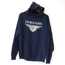 Vintage Hoyas Georgetown University Hoodie Sweatshirt XL - £44.13 GBP