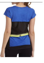 Moxie Cycling Women’s Century Wrap Jersey T Shirt Bright Blue large Back... - £11.67 GBP